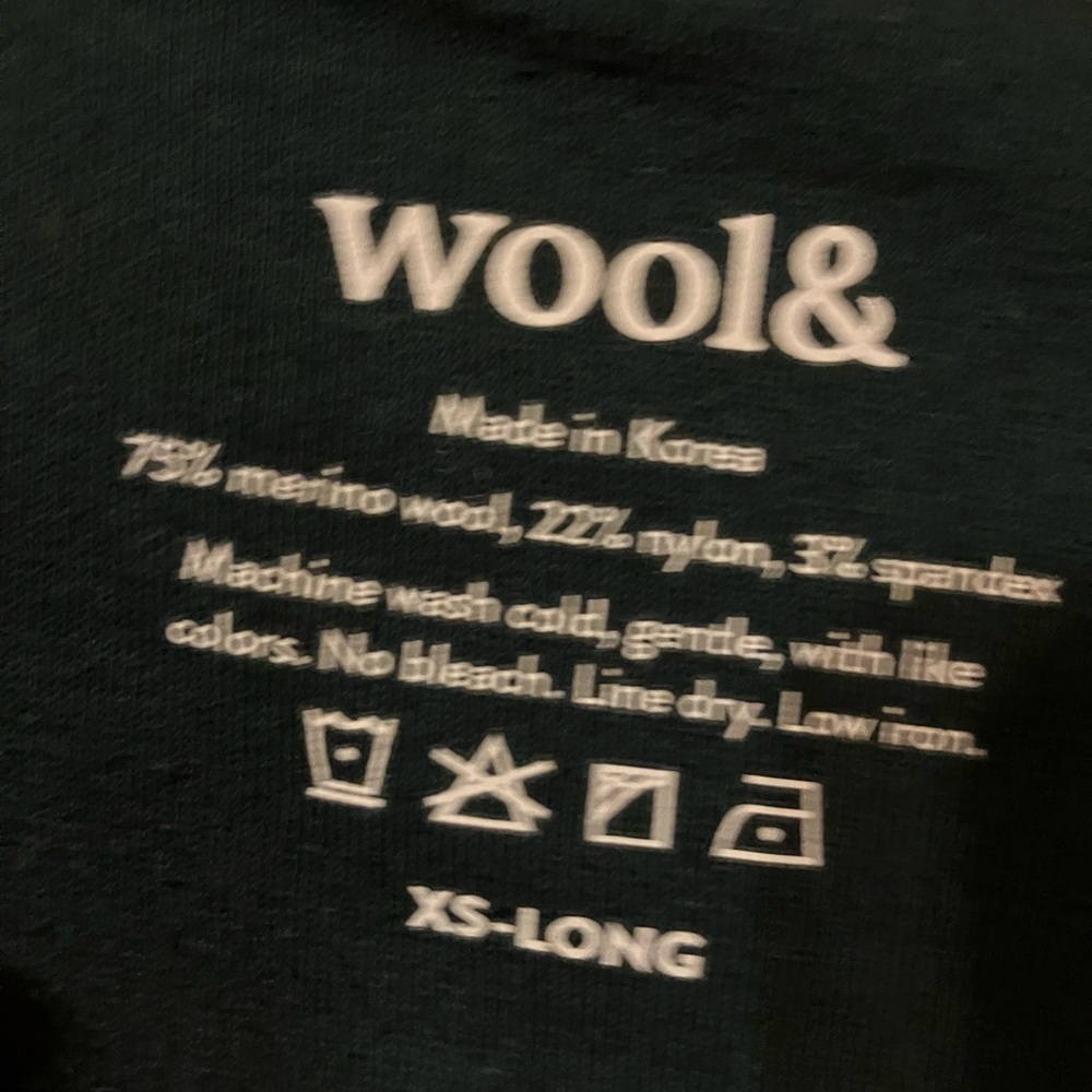 Wool& Eliza Swing Dress in pine - XS Long - Picture 3 of 3